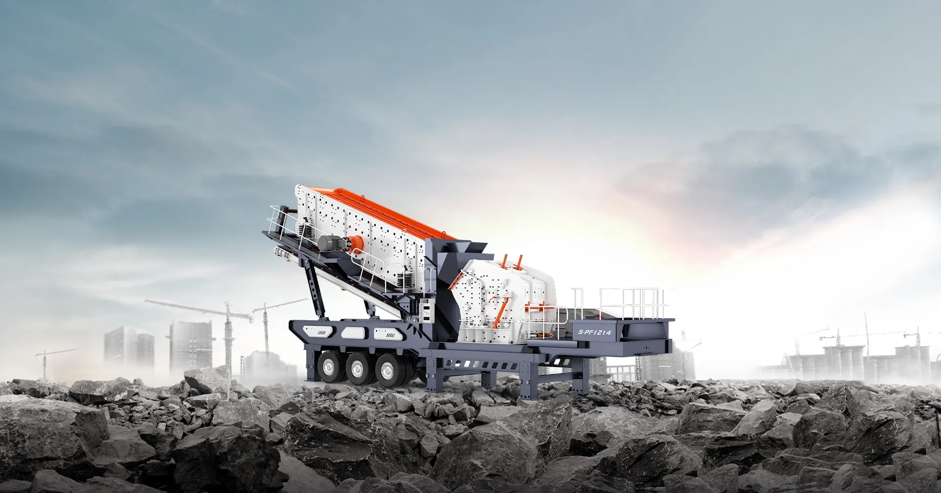 Mobile Impact Crushing Plant